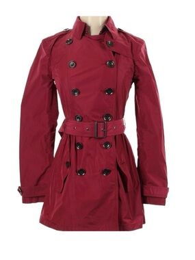 Burberry Brit Double Breasted Trench Coat